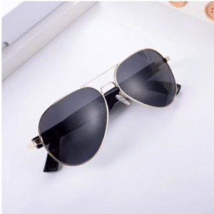 Metal diamond-encrusted ladies sunglasses