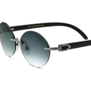 Oval diamond-encrusted ladies sunglasses